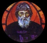 Retrato del monje Charbel Makhlouf, cuyo cuerpo se conservó incorrupto.