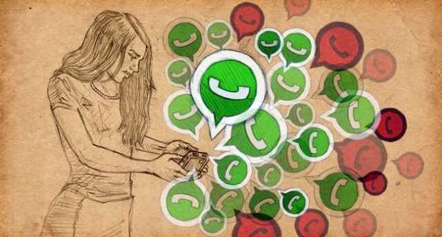 WhatsApp y pareja